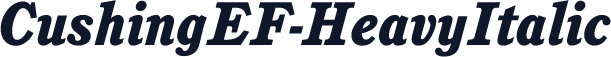 CushingEF-HeavyItalic