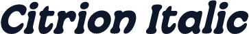 Citrion Italic