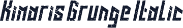 Kimaris Grunge Italic
