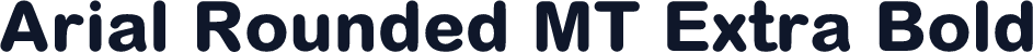 Arial Rounded MT Extra Bold