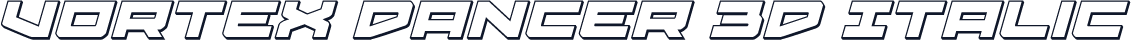 Vortex Dancer 3D Italic