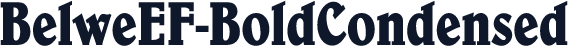 BelweEF-BoldCondensed