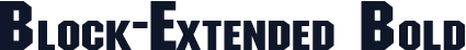 Block-Extended Bold