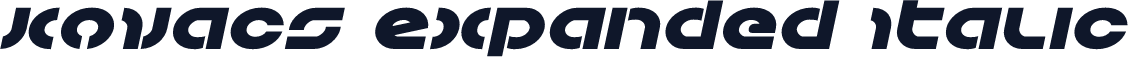 Kovacs Expanded Italic