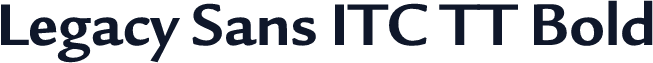 Legacy Sans ITC TT Bold