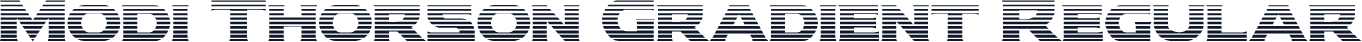 Modi Thorson Gradient Regular