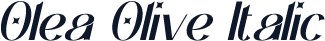 Olea Olive Italic