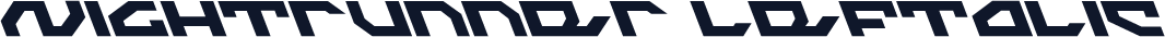 Nightrunner Leftalic