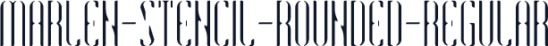 Marlen-Stencil-Rounded-Regular