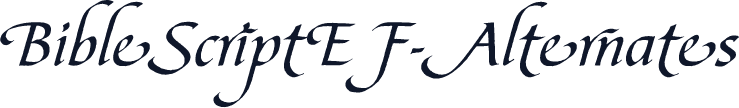 BibleScriptEF-Alternates