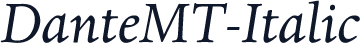 DanteMT-Italic