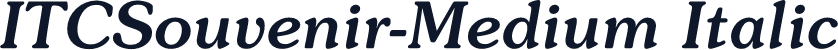 ITCSouvenir-Medium Italic