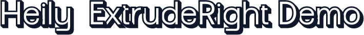 Heily-ExtrudeRight Demo