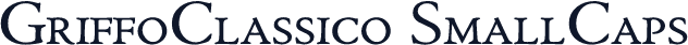 GriffoClassico SmallCaps