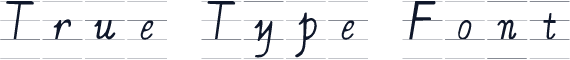 True Type Font1