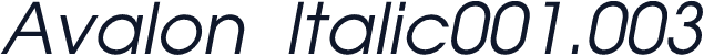 Avalon  Italic001.003
