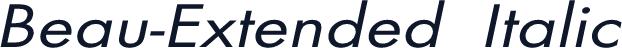 Beau-Extended Italic