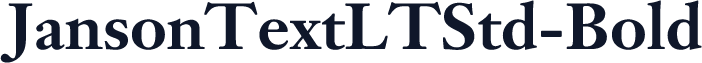 JansonTextLTStd-Bold