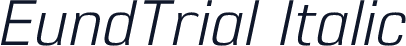 EundTrial Italic