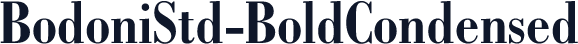 BodoniStd-BoldCondensed
