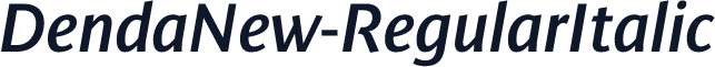 DendaNew-RegularItalic