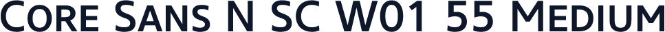 Core Sans N SC W01 55 Medium
