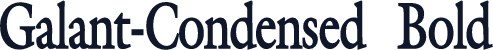 Galant-Condensed Bold