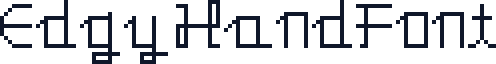 EdgyHandFont