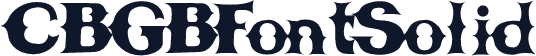 CBGBFontSolid