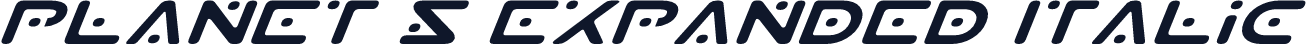Planet S Expanded Italic