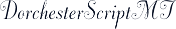 DorchesterScriptMT