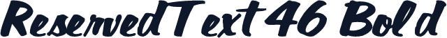 ReservedText46 Bold