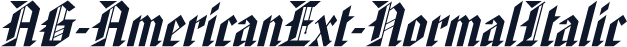 AG-AmericanExt-NormalItalic