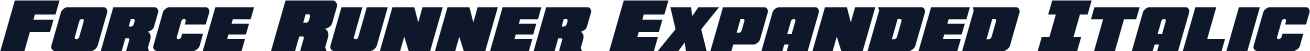 Force Runner Expanded Italic