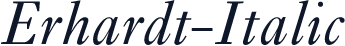 Erhardt-Italic