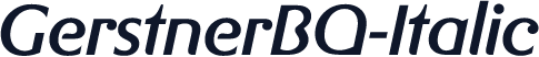 GerstnerBQ-Italic