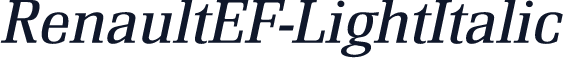 RenaultEF-LightItalic