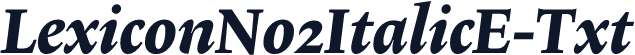 LexiconNo2ItalicE-Txt