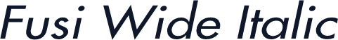 Fusi Wide Italic