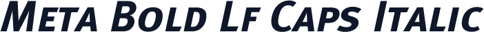 Meta Bold Lf Caps Italic