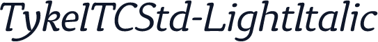 TykeITCStd-LightItalic