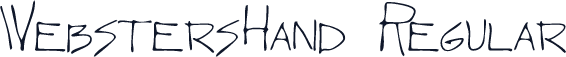 WebstersHand Regular