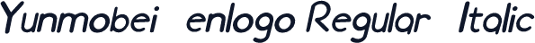 Yunmobei_enlogo Regular-Italic