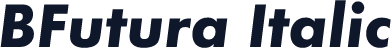 BFutura Italic
