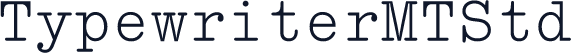 TypewriterMTStd