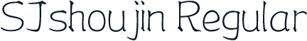 SJshoujin Regular