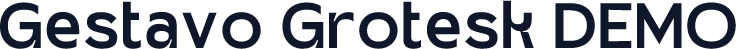 Gestavo Grotesk DEMO