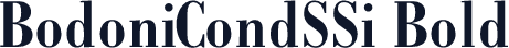 BodoniCondSSi Bold
