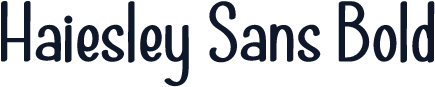 Haiesley Sans Bold