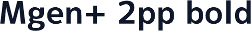 Mgen+ 2pp bold